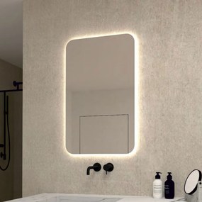 Comodo Zrkadlo s LED podsvietením po obvode Nikoletta LED 16 KÚPEĽŇOVÝ NÁBYTOK-Typ: bez vypínača, KÚPEĽŇOVÝ NÁBYTOK-Rozmery: 50x80 - (Nikoletta LED 1…