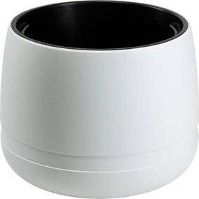 PLASTOVÝ KVETINÁČ LUNA VASE 48X38 CM BIELA