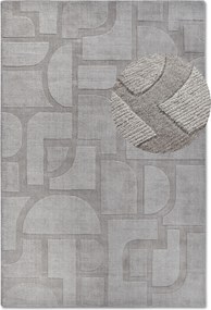 Kusový koberec Villeroy & Boch 106174 Grey, 120x170, šedá, obývacia izba, Villeroy & Boch