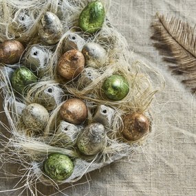 House Doctor Sklenené veľkonočné vajíčka Easter – set 12 ks