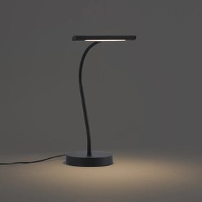 Stolná lampa Art Deco čierna vrátane LED - Tableau