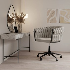 Otočné kancelářské křeslo Delphi šedé/černé