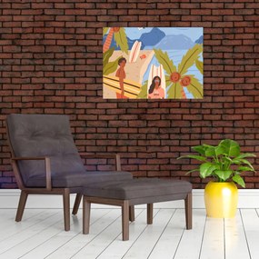 Sklenený obraz - Enjoy your life (70x50 cm)
