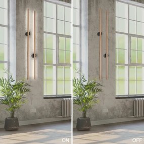 Brilagi - LED nástenné svietidlo WOODY LINE LED/7W/230V 4000K 60 cm dub