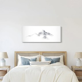 Obraz - Atramentová maľba hôr (120x50 cm)