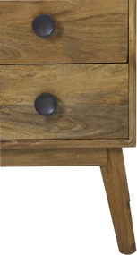 Drevená nízka komoda Espita so šuplíkmi - 40*40*80cm