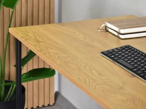 Písací stôl CODY dub + čierna
