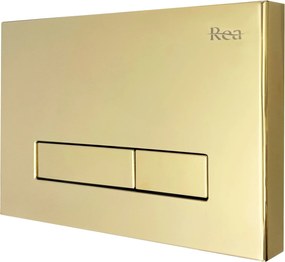 Rea HD, splachovacie tlačidlo, zlatá lesklá, REA-E9560
