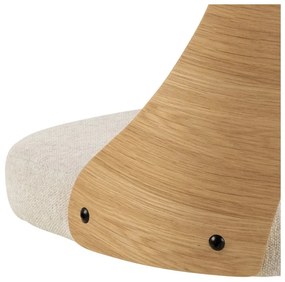 Béžová/v prírodnej farbe jedálenská stolička Lucy – Actona