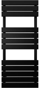 Cerano Claude, vykurovacie teleso 1200x500mm, 650W, rozteč pripojenia 450 mm, čierna matná, CER-CER-429658