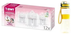 BWT Náhradné filtre 12 ks s darčekom - športová fľaša 600 ml
