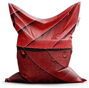 Sablio Sedací vak Červený list - 200x140 cm