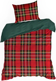 VIANOČNÉ RENFORCÉ OBLIEČKY JENNY 140X200 CM, 1 KS 70X80 CM VZOROVANÉ