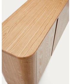 Komoda v dekore jaseňa v prírodnej farbe 200x79x40 cm Salaya – Kave Home