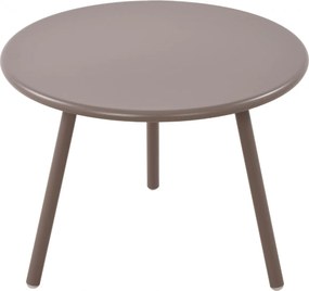Konferenčný stolík Minot - v45 x Ø60 cm - Taupe