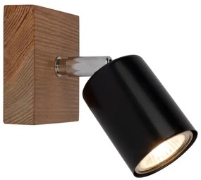 Spot-Light DO2910151 - Nástenné bodové svietidlo MANARA 1xGU10/5W/230V borovica