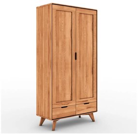 Šatníková skriňa z bukového dreva 90x180 cm Greg - The Beds