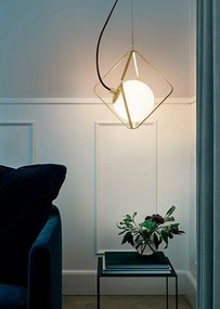 Toolight Toolight, Stropné svietidlo 1xE27 APP1017-1CP, zlatá, OSW-07557