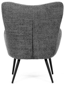 Kreslo s područkami GREY2, šedá