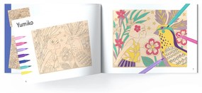 Výtvarná hra - kreslenie na drevo - Sladké dievčatá