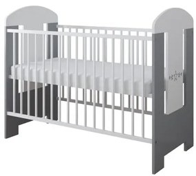 Raj posteli Detská postieľka PTILOU bez zásuvky PW 120x60 cm