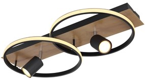 Globo 67309-36 - LED Stropné svietidlo DANNY 2xLED/18W/230V + 2xGU10/35W/230V