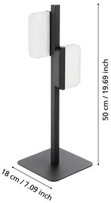 Eglo 98878 - LED stolná lampa ERVIDEL 2xLED/4,5W/230V