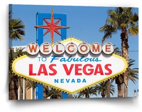 Sablio Obraz Welcome to Las Vegas - 90x60 cm