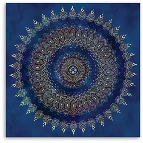 Gario Obraz na plátne Modrá mandala - Andrea Haase Rozmery: 30 x 30 cm