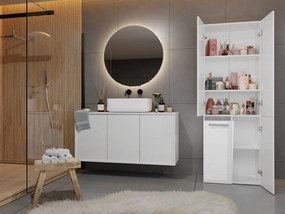 Kúpeľňová skrinka Neltossa 1 (lesk biely). Akcia -20%. Vlastná spoľahlivá doprava až k Vám domov. 1132985