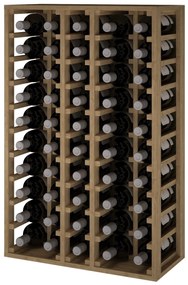Regál na víno CANEDO MAGNUM Materiál a odtieň: Borovice s odtieňem světlý dub