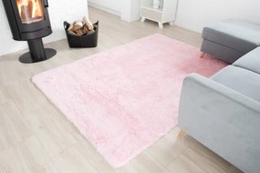 Koberec SILK svetlo ružový