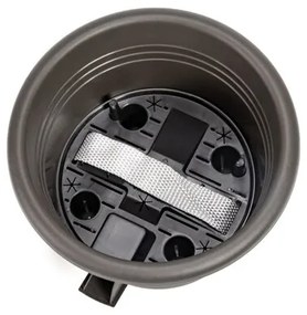 Plastia Samozavlažovací kvetináč Narza pr. 50cm, antracit, pr. 50 cm