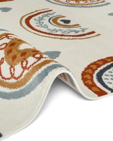 Hanse Home, Detský koberec Adventures 106415 Cream Multicolor kruh, 160x160 (priemer) kruh, viacfarebná, detská izba
