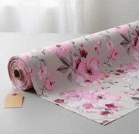 Látka metráž 100% bavlna delux Nelly sivá EMI, 1 meter