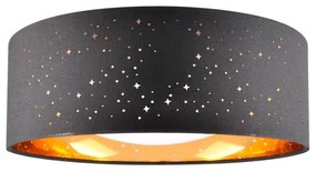 LED Stropné svietidlo TULUZA LED/18W/230V pr. 32 cm čierna