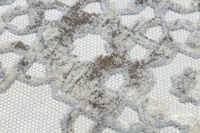 Koberec SOLE D3882 Ornament - ploské tkanie béžový / sivý