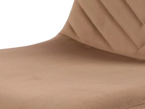 Jedálenská stolička Harry, svetlo hnedá látka