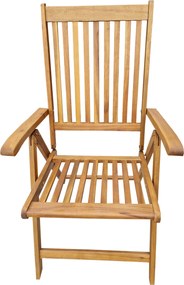 ATLAN - drevené polohovacie záhradné kreslo - 2. KVALITA