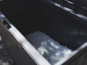 Záhradný box BOARDEBOX 190 l - antracit 78 cm PRMBBL190-S433