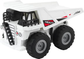 LEAN Toys Sklápacie auto na diaľkové ovládanie RC svetlá a zvuky biele 1:24