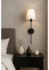 Nástenné svietidlo MADELA 1xE14/40W/230V biela/čierna