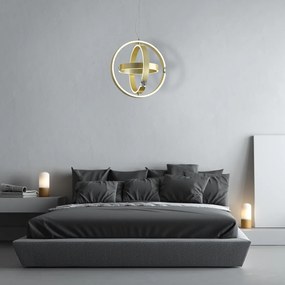 Závesné LED svietidlo Sirius, 3x LED 80w, 4000k, g
