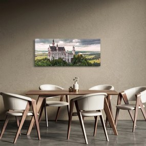 Obraz - Zámok na skalách (120x50 cm)