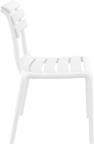HELEN záhradná stolička bez podrúčok white