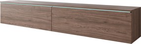 XXXLutz NÍZKA KOMODA, farba orecha, 180/30/33 cm P & B - Online Only drobný nábytok - 002778000527