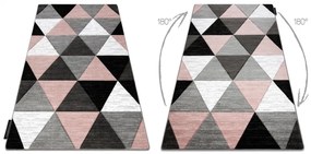 Koberec ALTER Rino trojuholníky, ružový