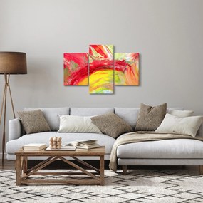 Obraz abstrakcie - maľba (90x60 cm)