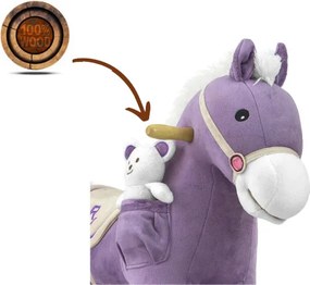 Hojdací koník Pony fialový