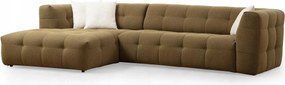 Rohová sedačka Cadellona (L) (khaki)